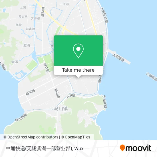 中通快递(无锡滨湖一部营业部) map