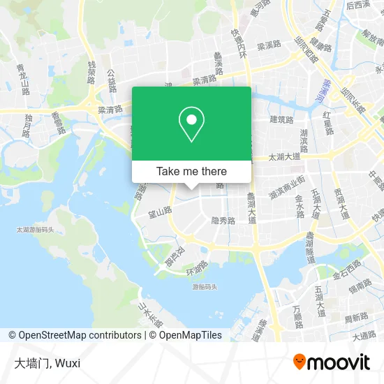 大墙门 map