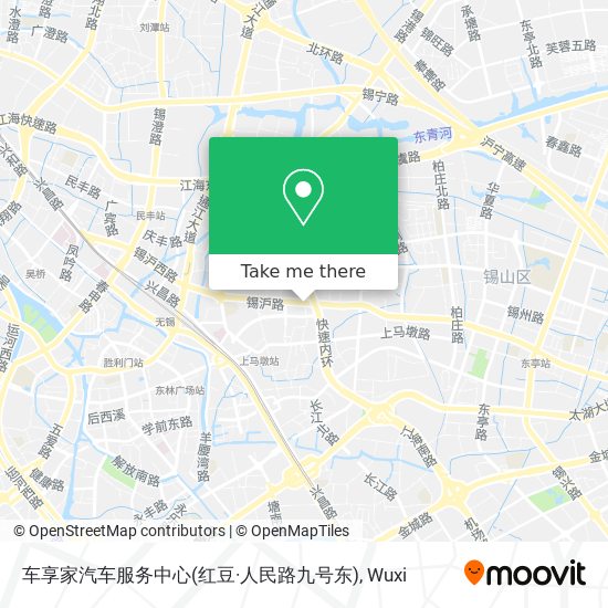 车享家汽车服务中心(红豆·人民路九号东) map
