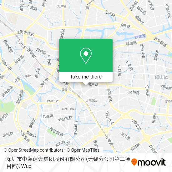 深圳市中装建设集团股份有限公司(无锡分公司第二项目部) map