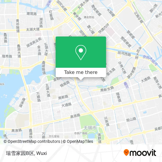 瑞雪家园B区 map