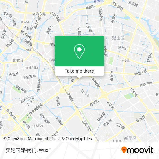 奕翔国际-南门 map