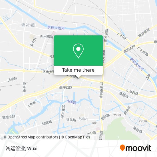 鸿运管业 map