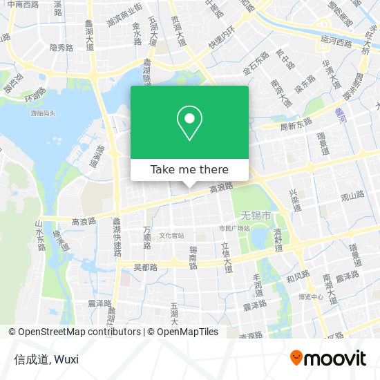 信成道 map