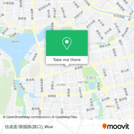 信成道/新园路(路口) map