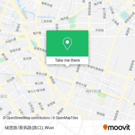 锡贤路/新风路(路口) map
