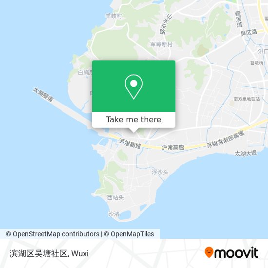 滨湖区吴塘社区 map
