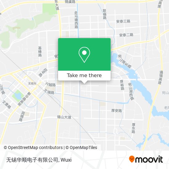 无锡华顺电子有限公司 map