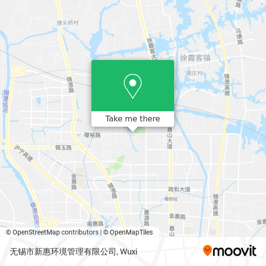 无锡市新惠环境管理有限公司 map