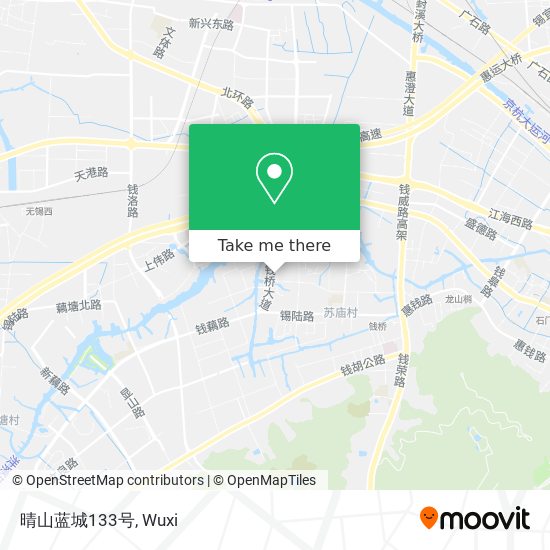 晴山蓝城133号 map