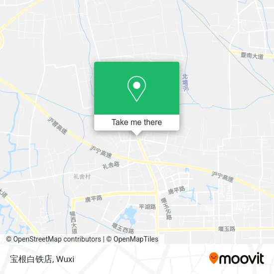 宝根白铁店 map