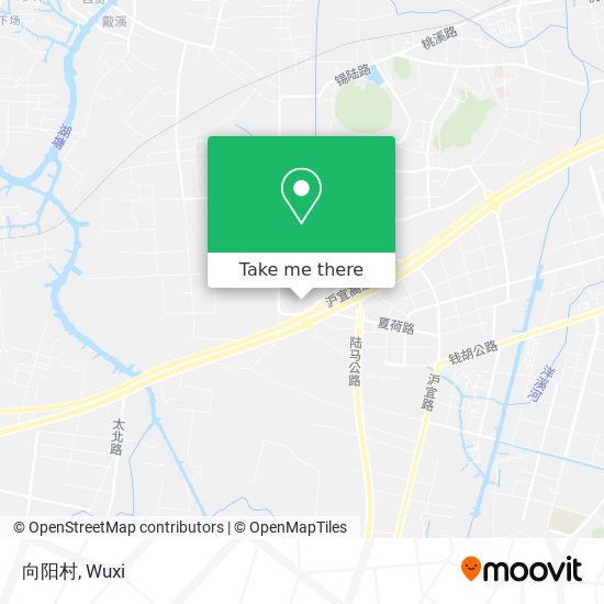 向阳村 map