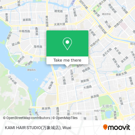 KAMI HAIR STUDIO(万象城店) map