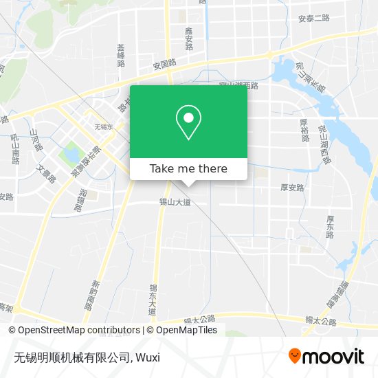 无锡明顺机械有限公司 map