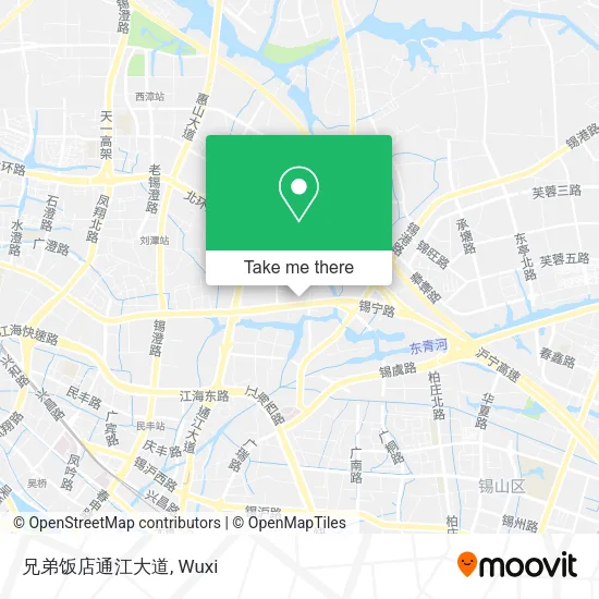 兄弟饭店通江大道 map