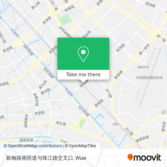 新梅路南匝道与珠江路交叉口 map