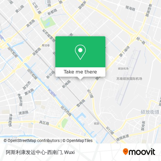 阿斯利康发运中心-西南门 map