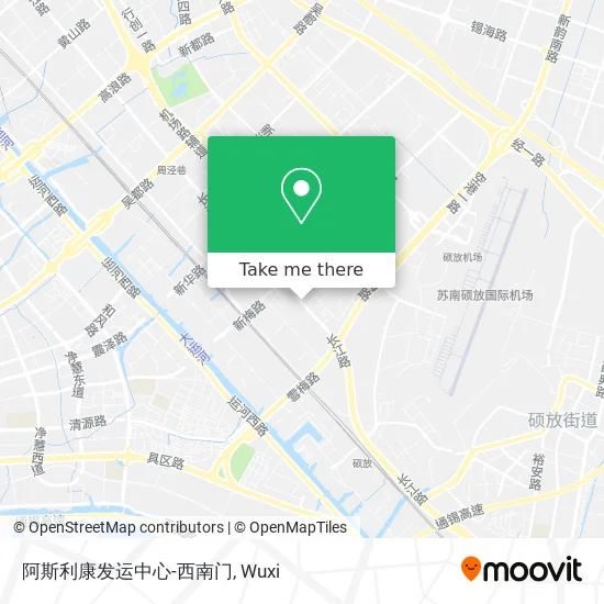 阿斯利康发运中心-西南门 map