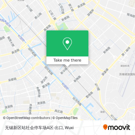 无锡新区站社会停车场A区-出口 map