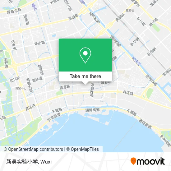 新吴实验小学 map