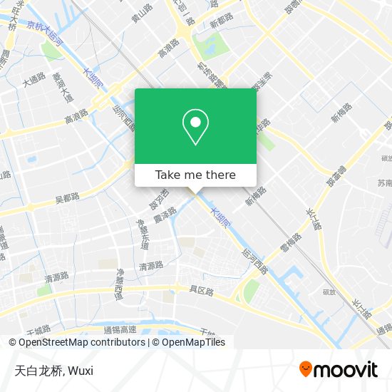 天白龙桥 map