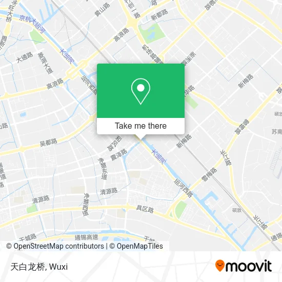 天白龙桥 map