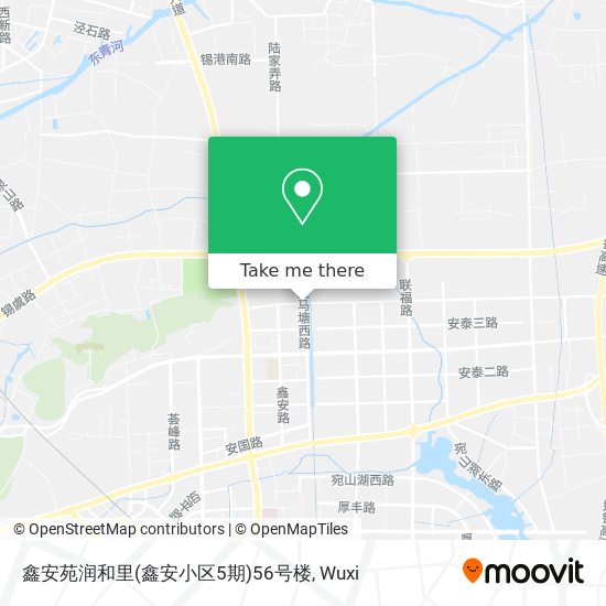 鑫安苑润和里(鑫安小区5期)56号楼 map