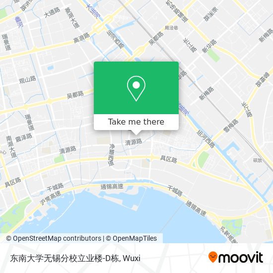 东南大学无锡分校立业楼-D栋 map