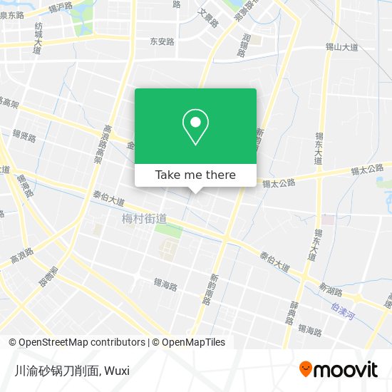 川渝砂锅刀削面 map