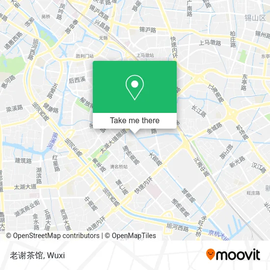 老谢茶馆 map