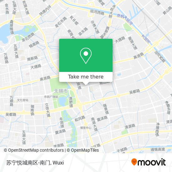 苏宁悦城南区-南门 map