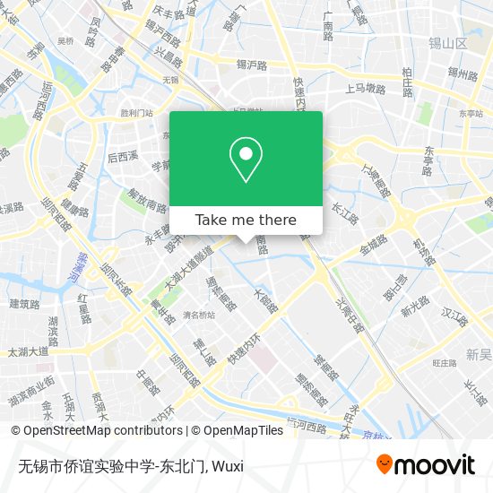 无锡市侨谊实验中学-东北门 map