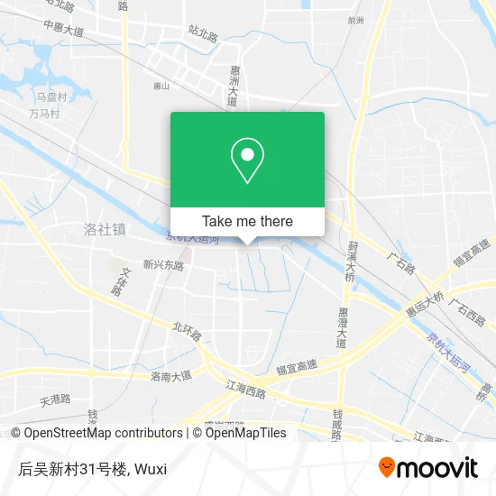 后吴新村31号楼 map