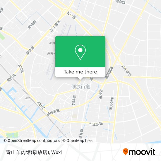 青山羊肉馆(硕放店) map