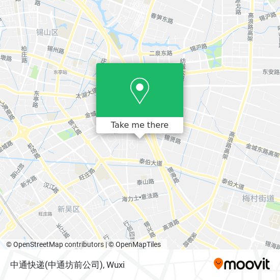 中通快递(中通坊前公司) map