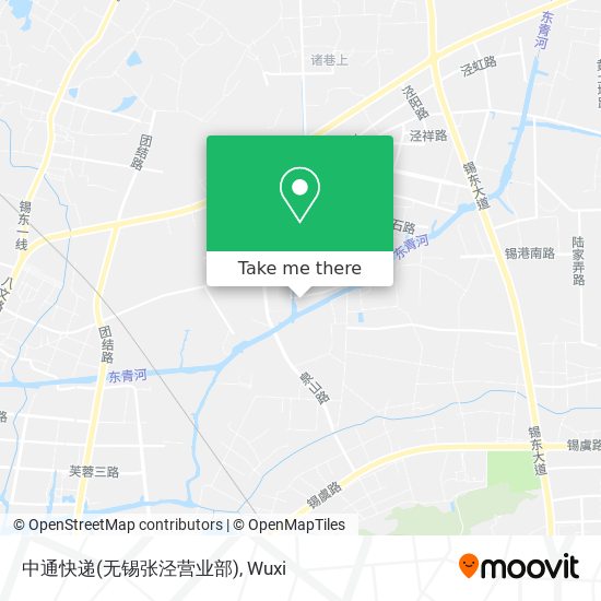 中通快递(无锡张泾营业部) map