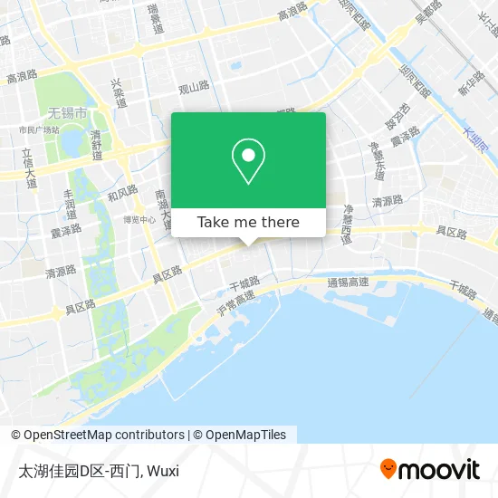 太湖佳园D区-西门 map