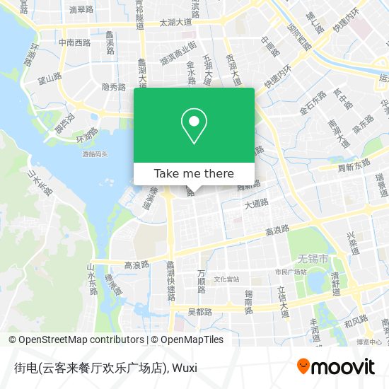 街电(云客来餐厅欢乐广场店) map
