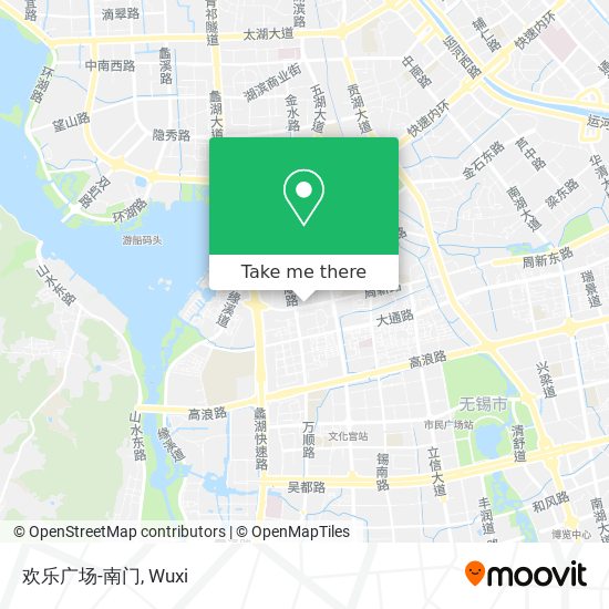 欢乐广场-南门 map