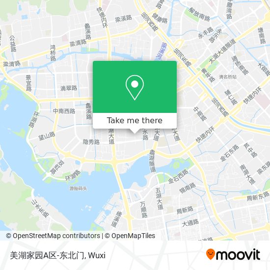 美湖家园A区-东北门 map