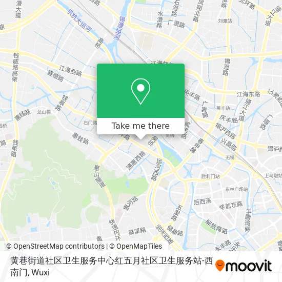 黄巷街道社区卫生服务中心红五月社区卫生服务站-西南门 map