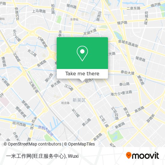 一米工作网(旺庄服务中心) map