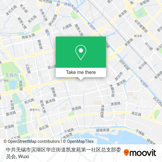 中共无锡市滨湖区华庄街道凯发苑第一社区总支部委员会 map