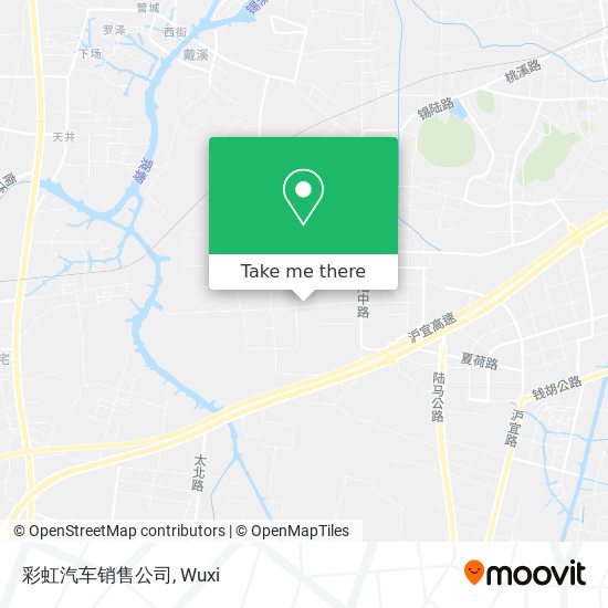 彩虹汽车销售公司 map