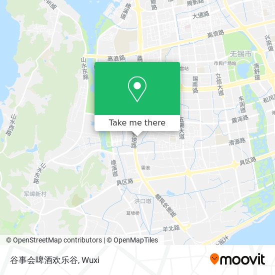 谷事会啤酒欢乐谷 map