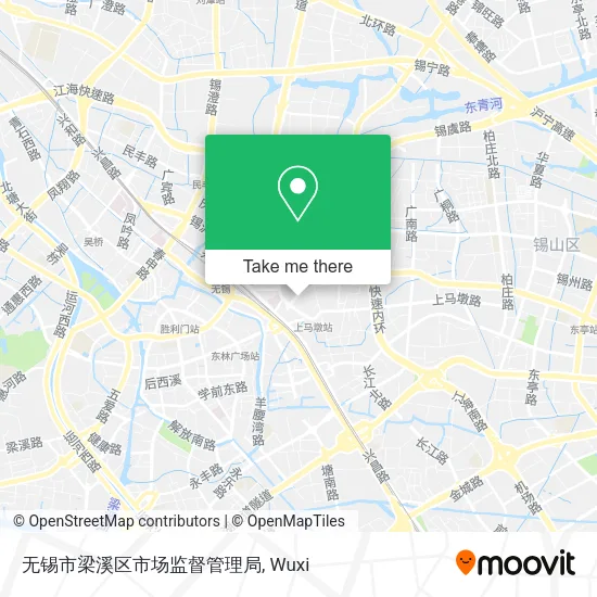 无锡市梁溪区市场监督管理局 map