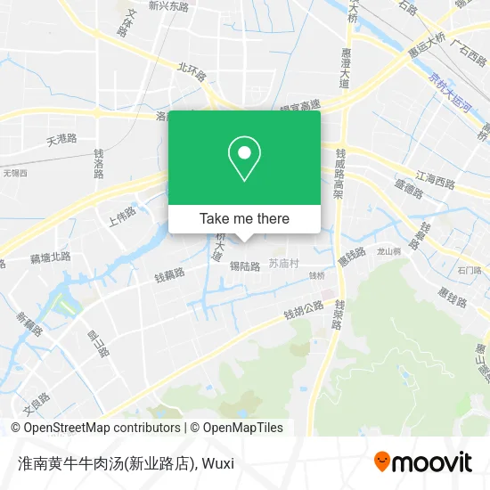 淮南黄牛牛肉汤(新业路店) map