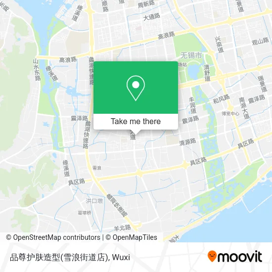 品尊护肤造型(雪浪街道店) map