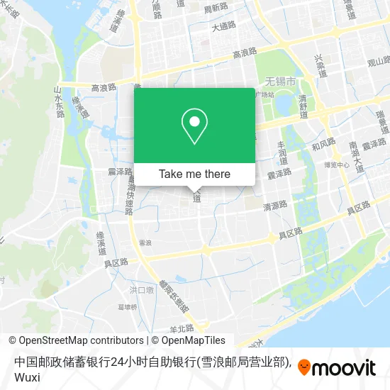 中国邮政储蓄银行24小时自助银行(雪浪邮局营业部) map