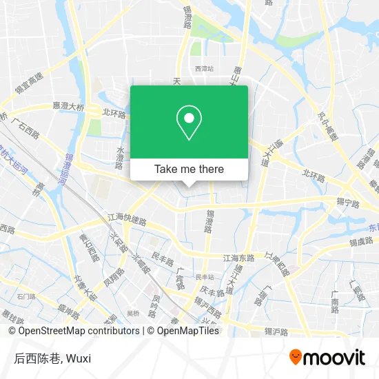 后西陈巷 map